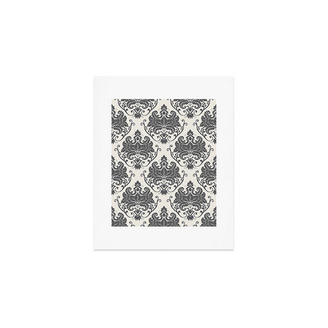 Avenie Luxury Damask Neutral Art Print