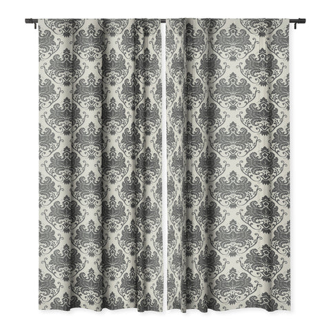 Avenie Luxury Damask Neutral Blackout Non Repeat