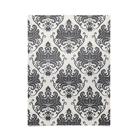 Avenie Luxury Damask Neutral Poster