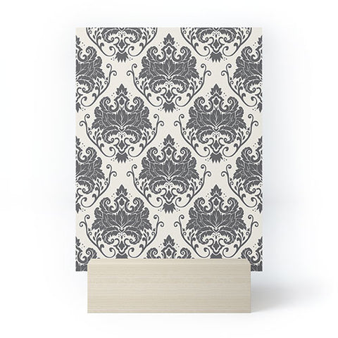 Avenie Luxury Damask Neutral Mini Art Print