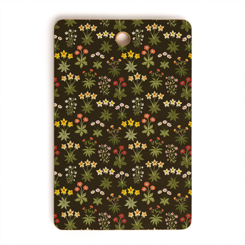 Avenie Magical Menagerie Botanicals Cutting Board Rectangle