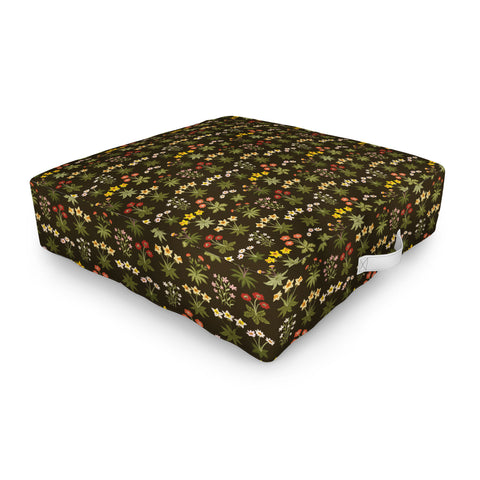 Avenie Magical Menagerie Botanicals Outdoor Floor Cushion