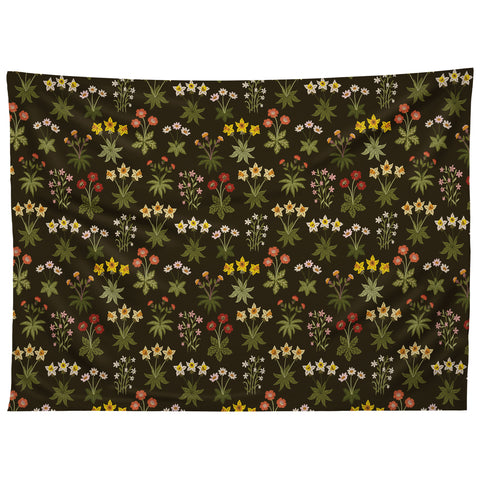 Avenie Magical Menagerie Botanicals Tapestry