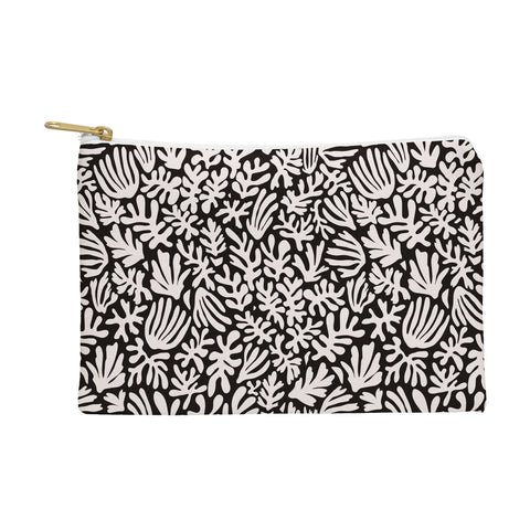 Avenie Matisse Inspired Shapes Black I Pouch