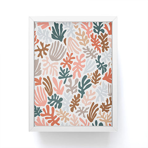 Avenie Matisse Inspired Shapes Framed Mini Art Print