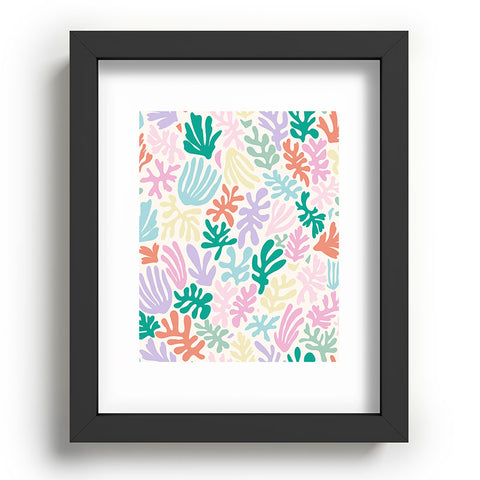 Avenie Matisse Inspired Shapes Pastel Recessed Framing Rectangle