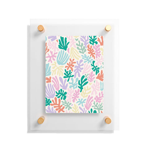 Avenie Matisse Inspired Shapes Pastel Floating Acrylic Print