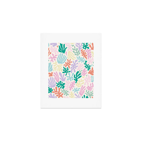 Avenie Matisse Inspired Shapes Pastel Art Print