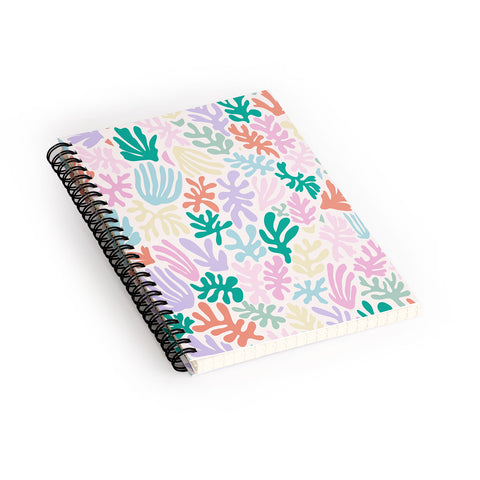 Avenie Matisse Inspired Shapes Pastel Spiral Notebook