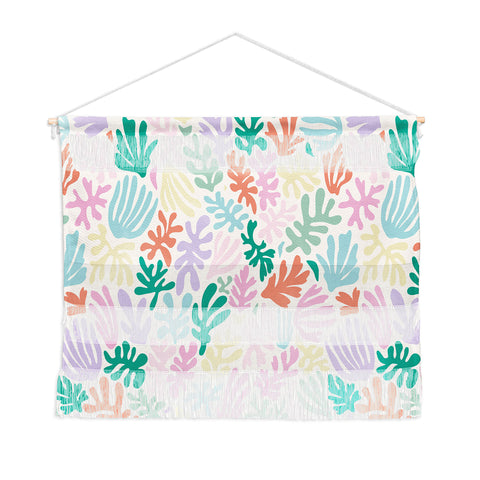 Avenie Matisse Inspired Shapes Pastel Wall Hanging Landscape