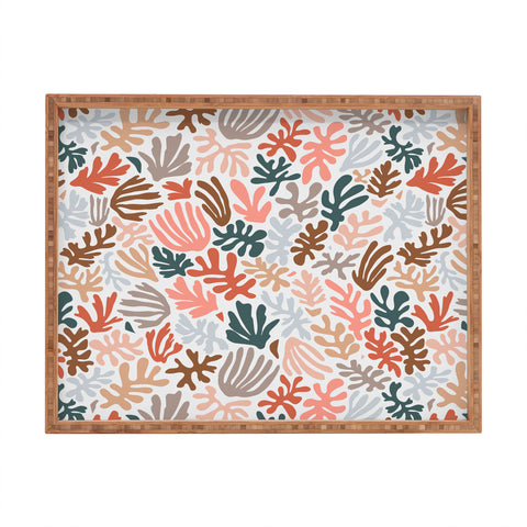 Avenie Matisse Inspired Shapes Rectangular Tray