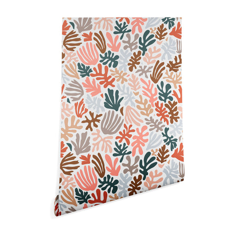 Avenie Matisse Inspired Shapes Wallpaper