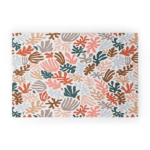 Avenie Matisse Inspired Shapes Welcome Mat
