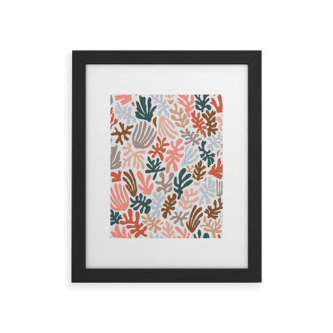 Avenie Matisse Inspired Shapes Framed Art Print