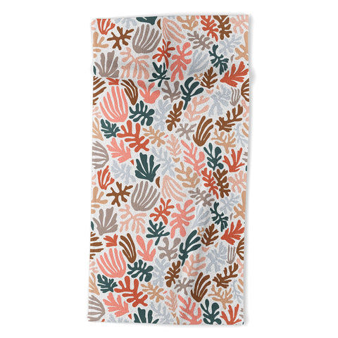 Avenie Matisse Inspired Shapes Beach Towel