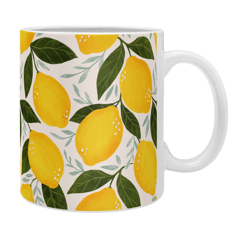 Avenie Mediterranean Summer Lemons Coffee Mug