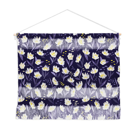 Avenie Midnight Desert Blooms Wall Hanging Landscape