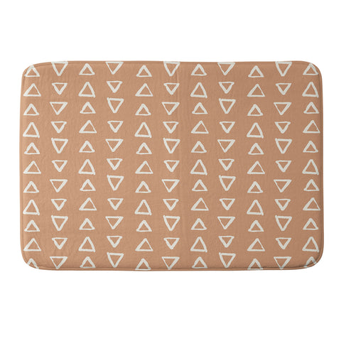 Avenie Modern Boho Triangles Memory Foam Bath Mat