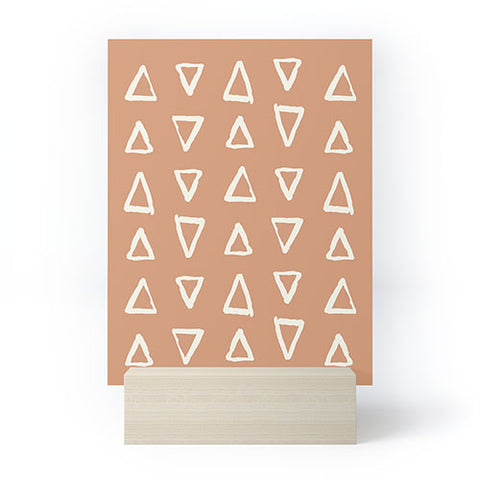 Avenie Modern Boho Triangles Mini Art Print