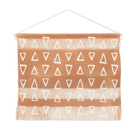 Avenie Modern Boho Triangles Wall Hanging Landscape