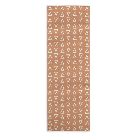 Avenie Modern Boho Triangles Yoga Towel