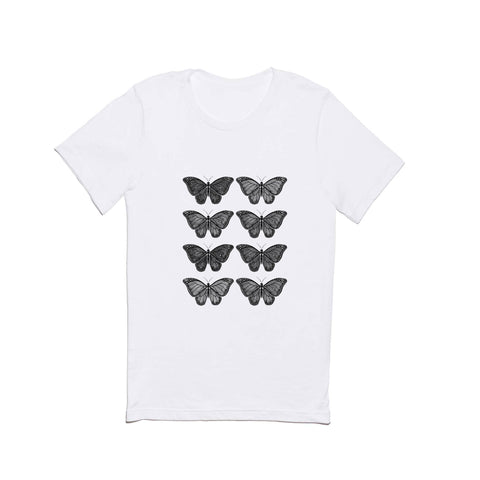 Avenie Monarch Butterfly Black and White Classic T-shirt