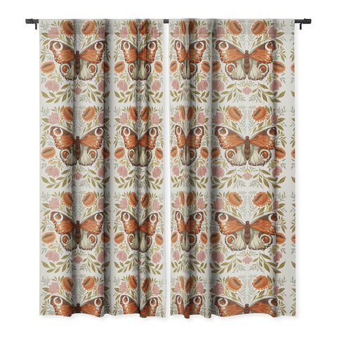 Avenie Morris Inspired Butterfly Blackout Window Curtain