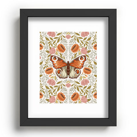 Avenie Morris Inspired Butterfly I Recessed Framing Rectangle
