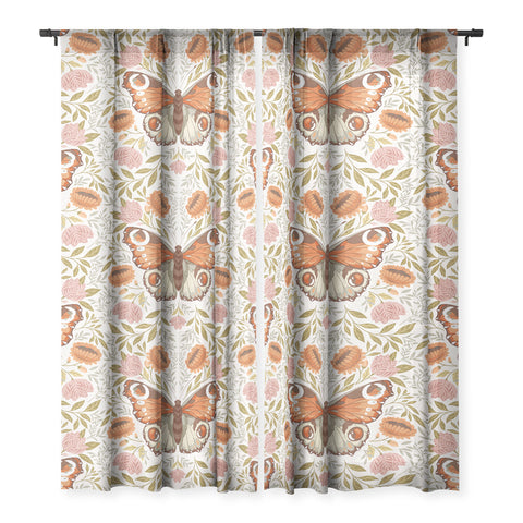 Avenie Morris Inspired Butterfly I Sheer Non Repeat