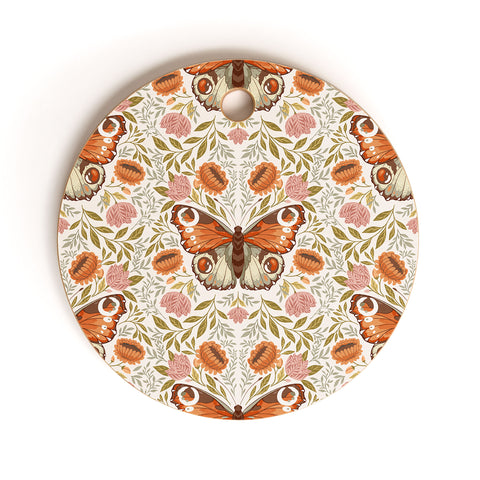 Avenie Morris Inspired Butterfly I Cutting Board Round