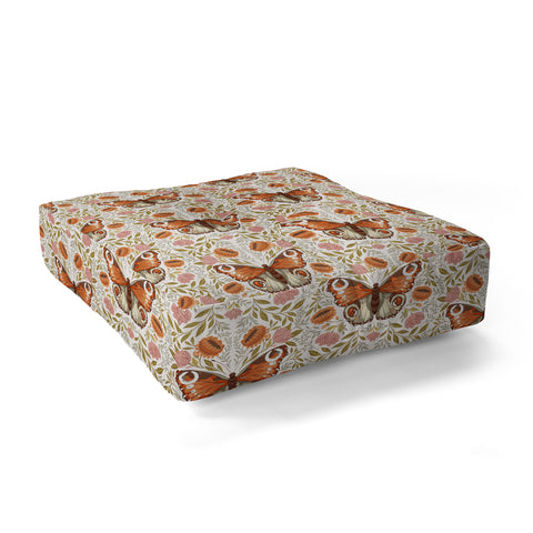 Avenie Morris Inspired Butterfly I Floor Pillow Square