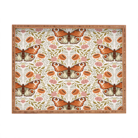 Avenie Morris Inspired Butterfly I Rectangular Tray