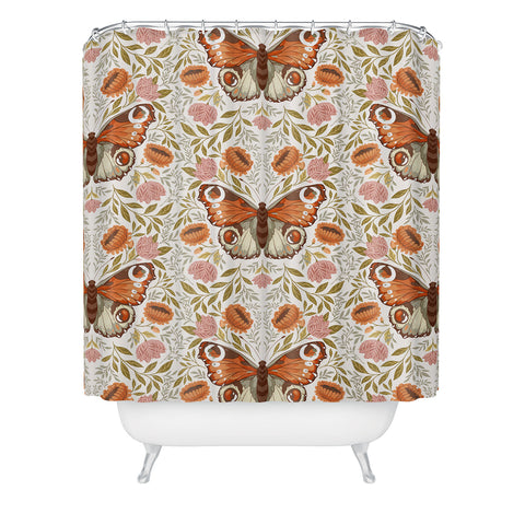 Avenie Morris Inspired Butterfly I Shower Curtain