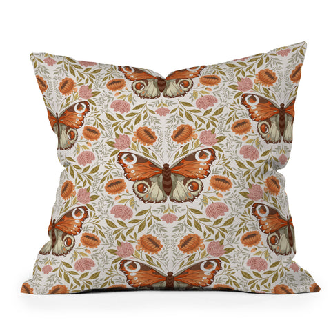 Avenie Morris Inspired Butterfly I Throw Pillow