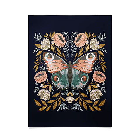Avenie Morris Inspired Butterfly II Poster