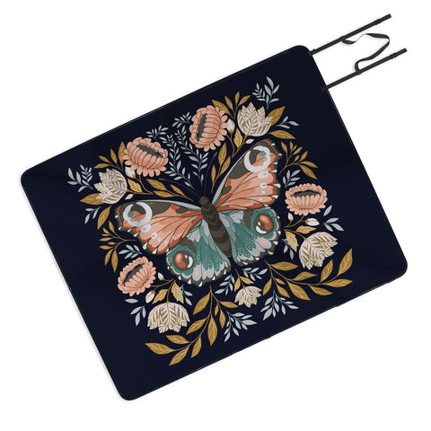 Avenie Morris Inspired Butterfly II Picnic Blanket