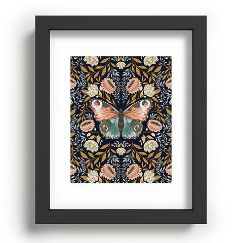 Avenie Morris Inspired Butterfly III Recessed Framing Rectangle
