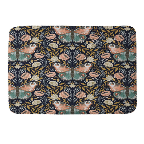 Avenie Morris Inspired Butterfly III Memory Foam Bath Mat