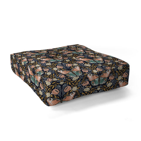 Avenie Morris Inspired Butterfly III Floor Pillow Square