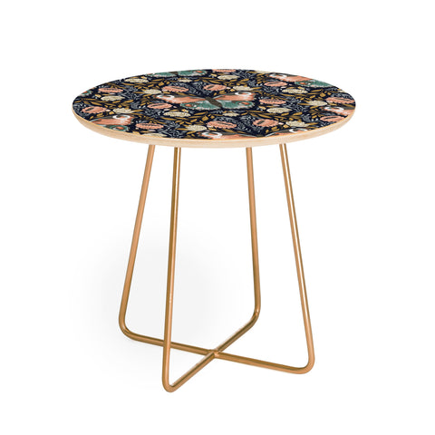 Avenie Morris Inspired Butterfly III Round Side Table