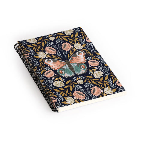 Avenie Morris Inspired Butterfly III Spiral Notebook