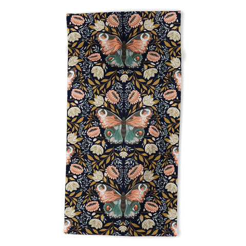Avenie Morris Inspired Butterfly III Beach Towel