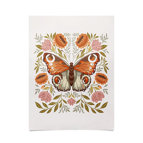 Avenie Morris Inspired Butterfly Poster