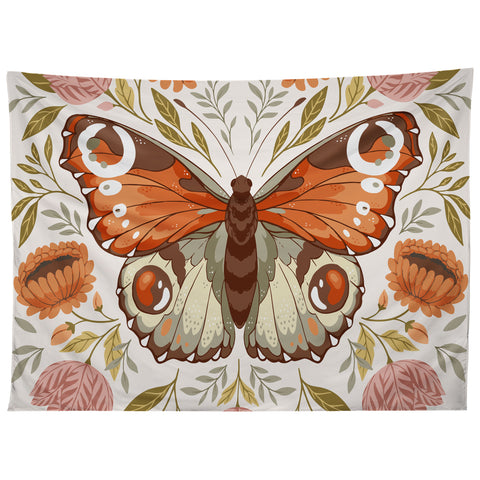 Avenie Morris Inspired Butterfly Tapestry