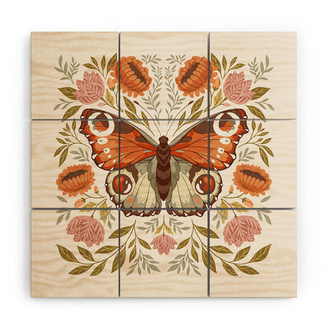 Avenie Morris Inspired Butterfly Wood Wall Mural