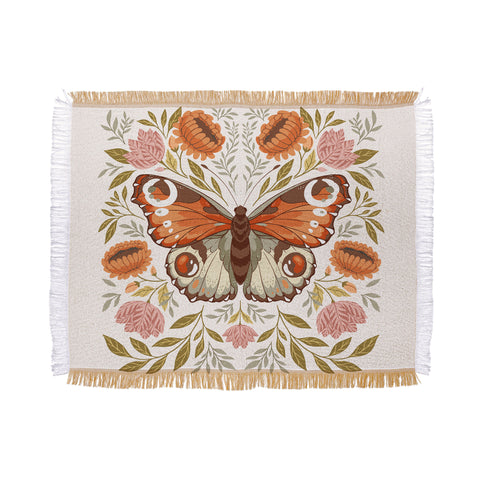 Avenie Morris Inspired Butterfly Throw Blanket
