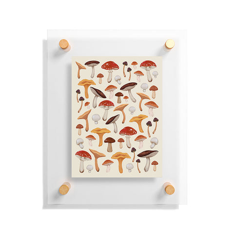 Avenie Mushroom Collection Floating Acrylic Print