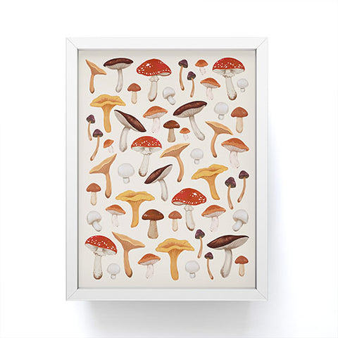 Avenie Mushroom Collection Framed Mini Art Print