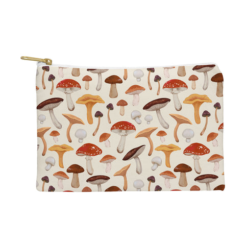 Avenie Mushroom Pattern Pouch