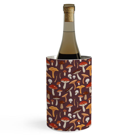Avenie Mushroom Woodland Pattern Wine Chiller